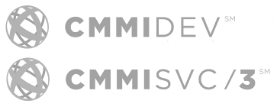 Gray CMMI DEV and CMMI SVC3 logos